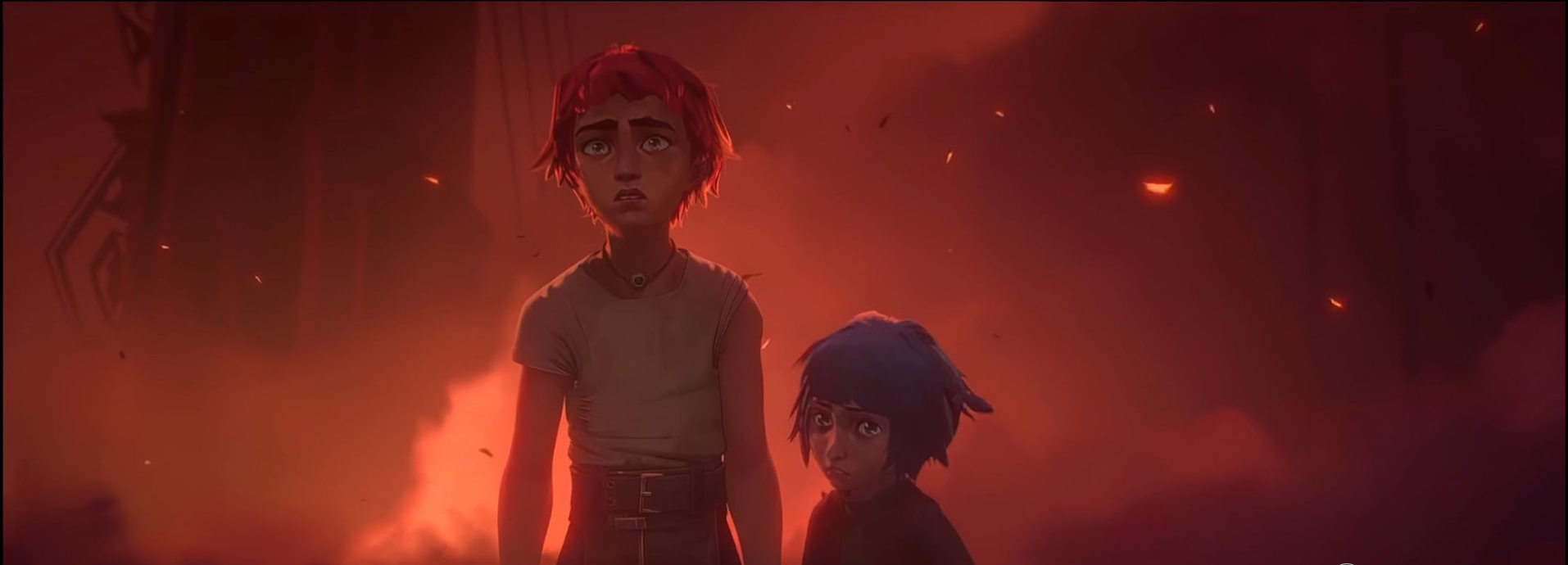 Vi and Powder at the beginning of the series