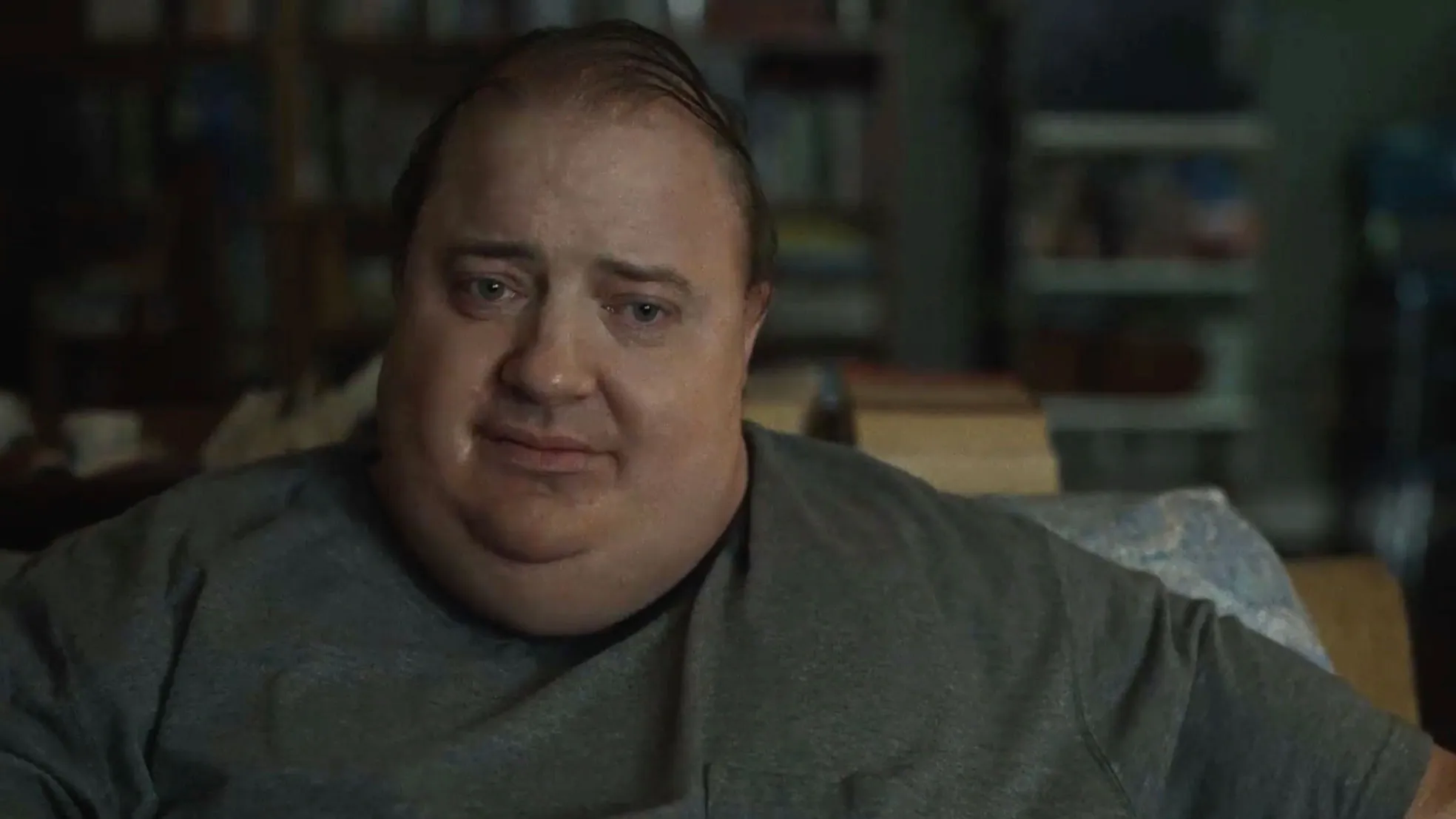 Charlie in 'The Whale.' Aronofsky, Darren. The Whale. 2022.