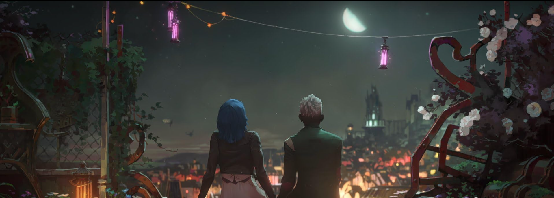 Ekko enjoying an evening with a grown-up Powder