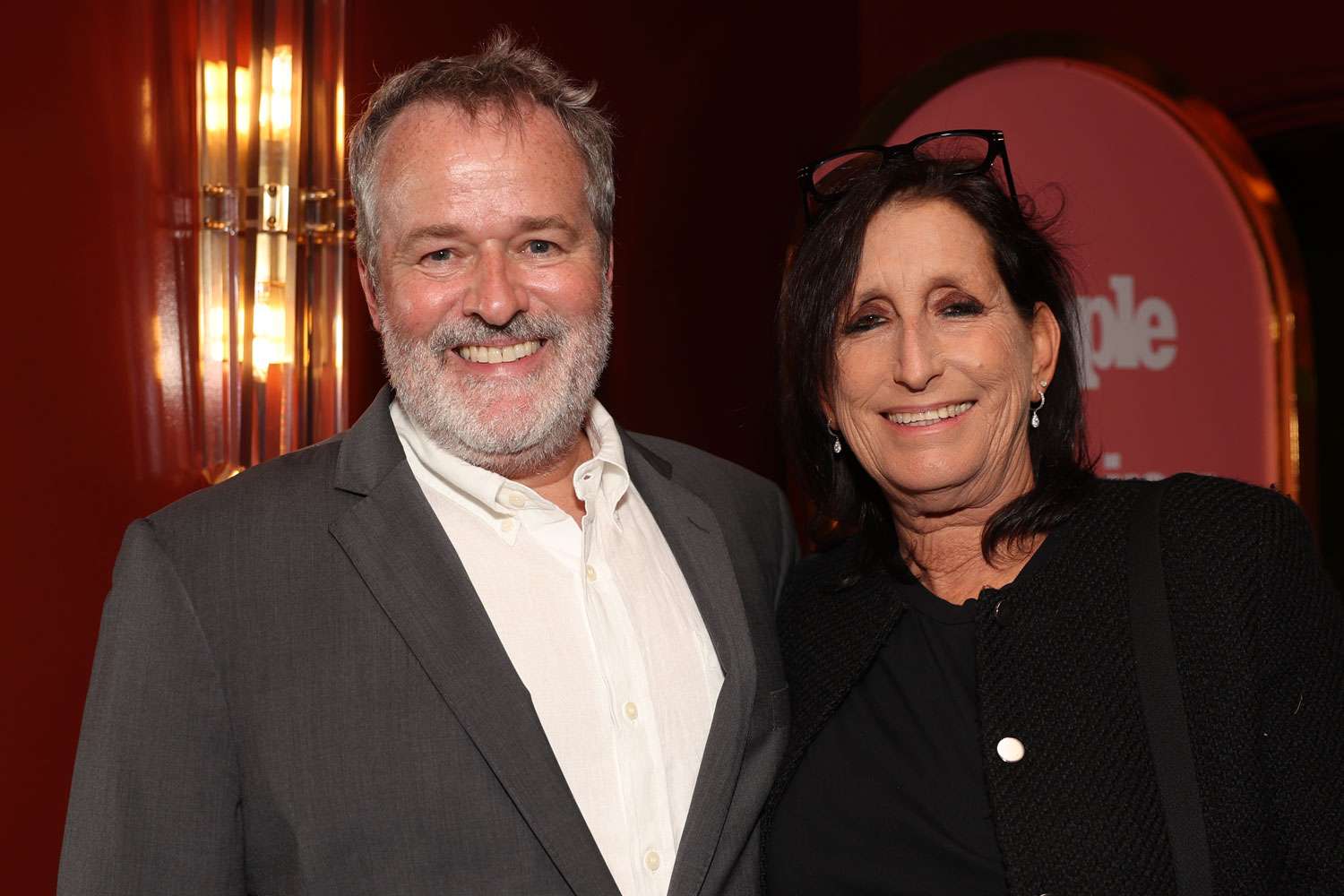 Deena Katz and Conrad Green at PEOPLE's Emmys weekend dinner with the DWTS cast
