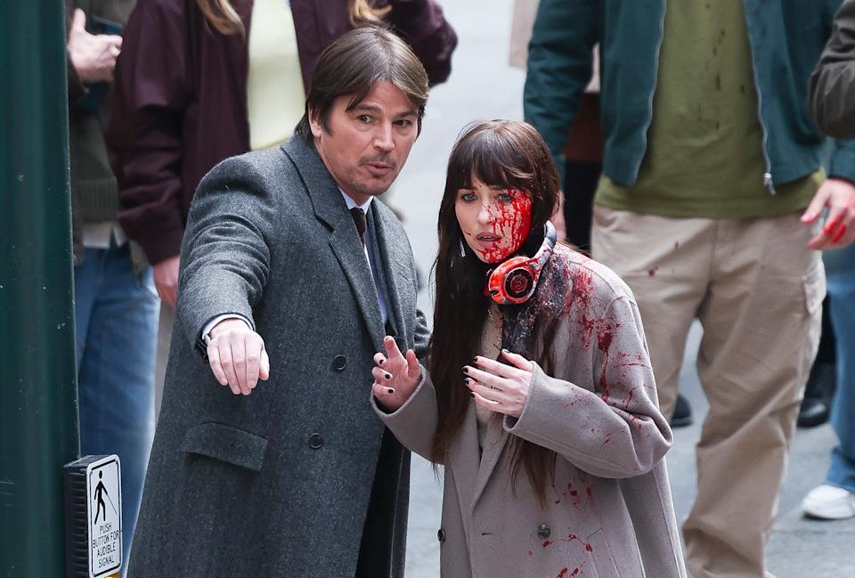 Josh Hartnett and Dakota Johnson in the upcoming psychological thriller "Verity." Verity. Michael Showalter. 2026.