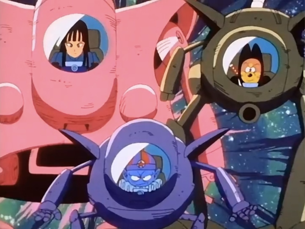 The incompetent trio of villainy.