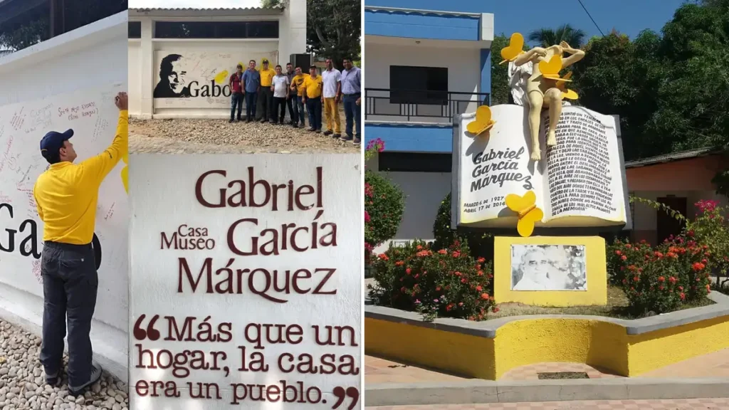 A glimpse into the Casa Museo Gabriel Garcia Marquez.