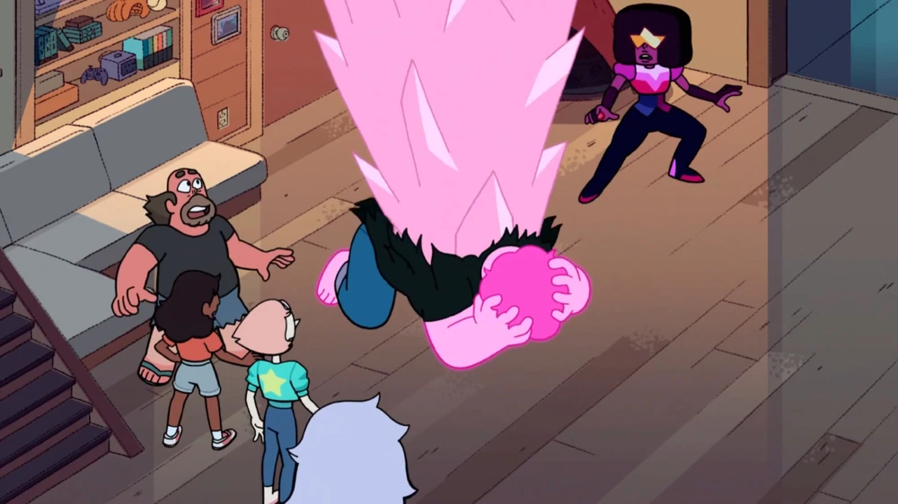 Steven proclaims he’s a “monster” and then becomes one. Shin, Seungwook, Jeon, Sangun, Park, Sangman. 2020. “Everything’s Fine.” Episode 18, Season 1 of Steven Universe Future. Cartoon Network.