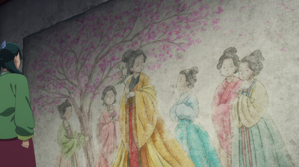 A painting by the late emperor