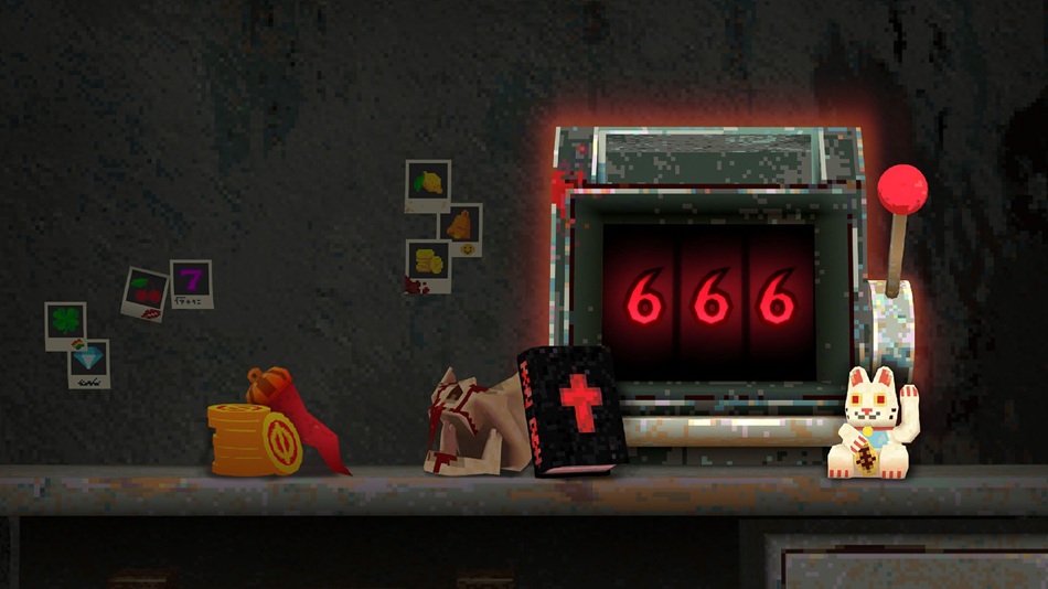 A promotional image of the 666 function in “CloverPit,” referencing the game’s religious undertones. 