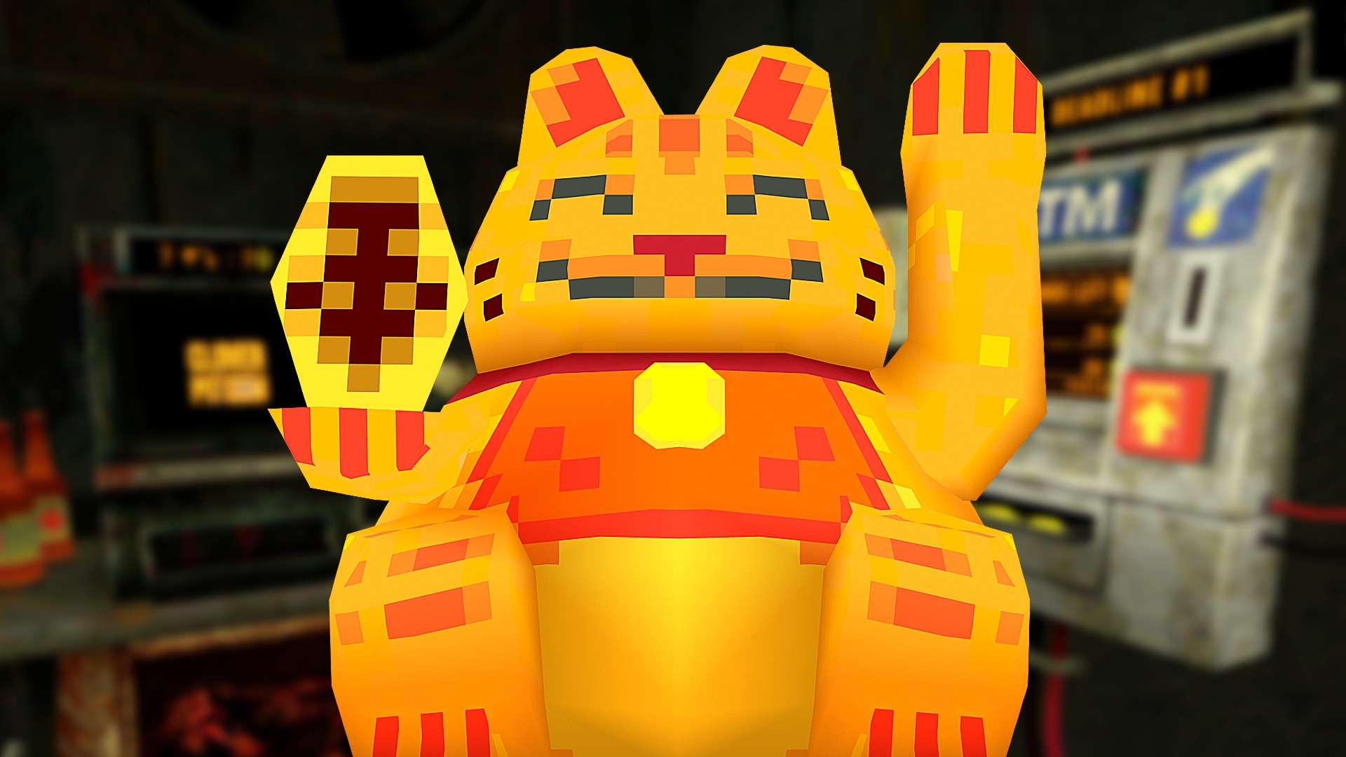 The Lucky Cat item in “CloverPit”. 