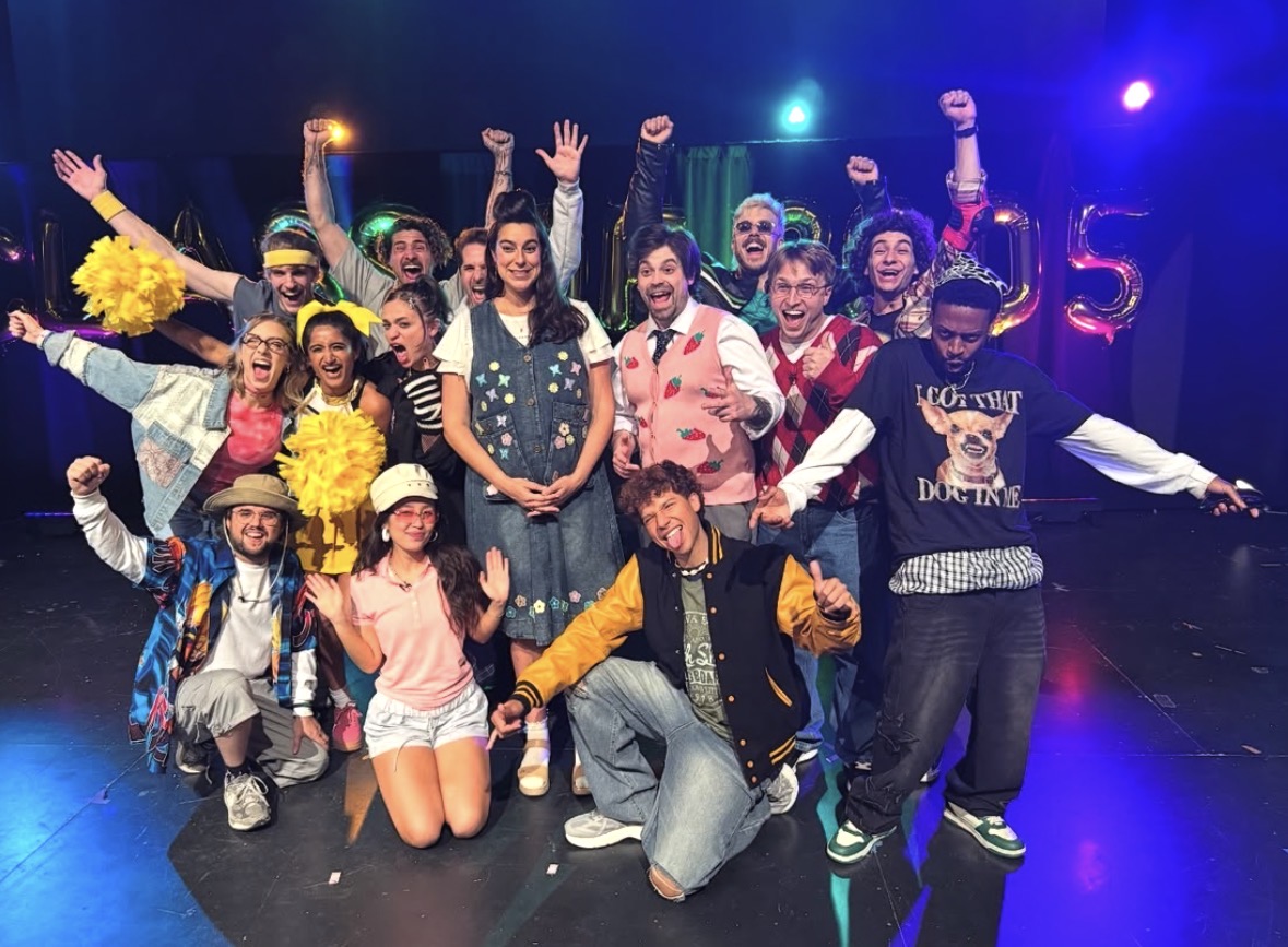 Full cast of “Smosh: Summer Games 2026,” an Improv and gaming centric series based on Y2K summer camp aesthetics. 