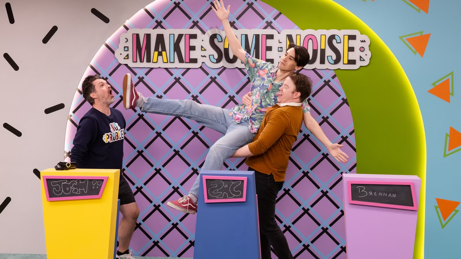 The Noise Boys in “Make Some Noise.”