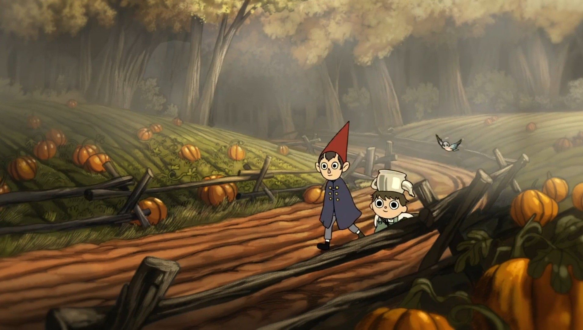 From Left: Wirt, Greg, And Beatrice walking through "The Unknown"