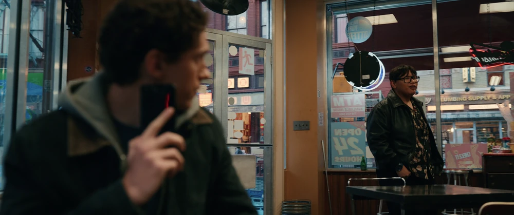 Peter Parker seeing his best friend Ned. Cretton, Destin Daniel. Spider-man: Brand New Day. Columbia Pictures; Marvel Studios; Pascal Pictures, 2026.