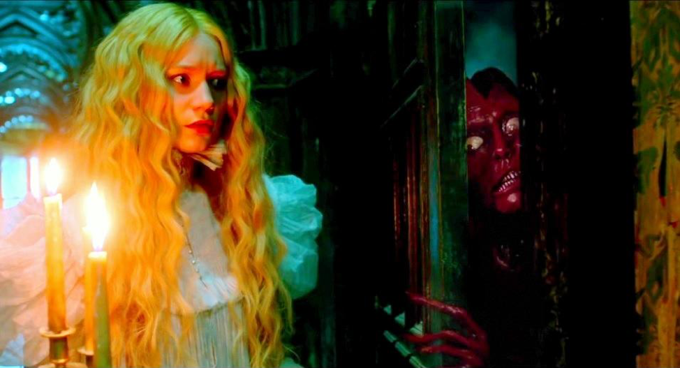 A ghost awaits Edith behind the door.