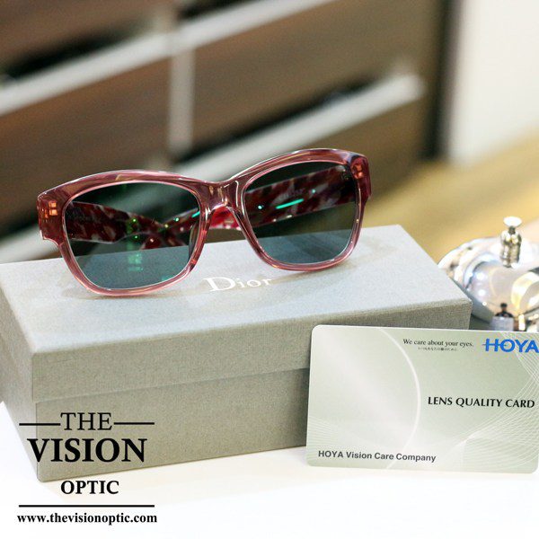 กรอบ Dior CD3252 + เลนส์ Hoya SL 1.50 Green 70%