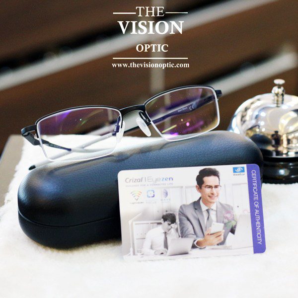 กรอบ Oakley + เลนส์ Essilor eyezen max 1.60 Azio Prevencia Max