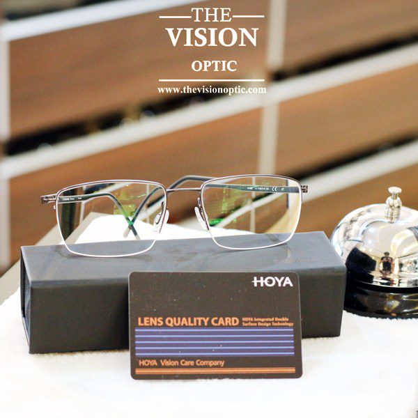 กรอบ Rodenstock + เลนส์ Hoya รุ่น ID coating VG index 1.60 corridor 14