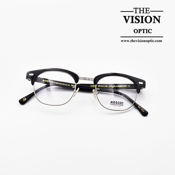 MOSCOT YUKEL 48 COL.BLACK/SILVER - The Vision Optic