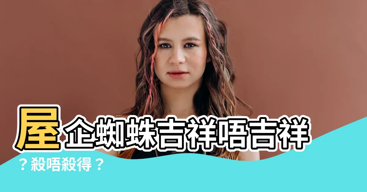 【屋企蜘蛛】屋企蜘蛛吉祥唔吉祥？殺唔殺得？