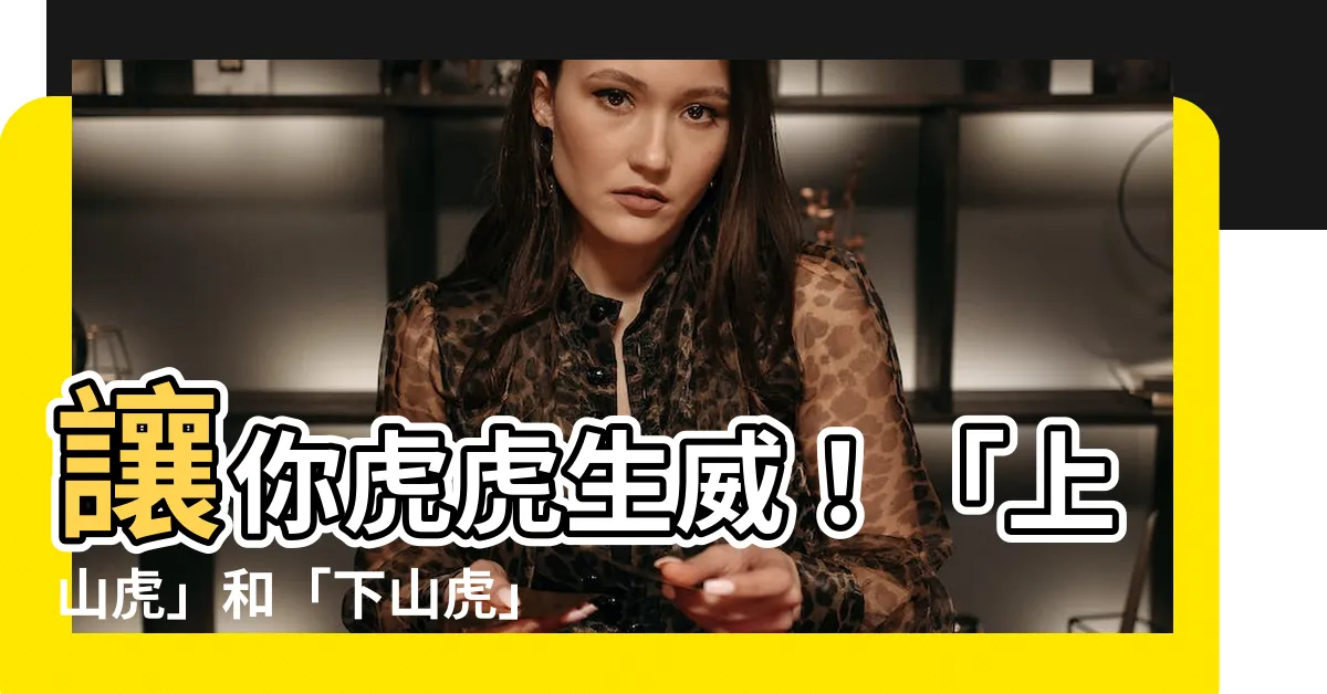 【上山虎】讓你虎虎生威！「上山虎」和「下山虎」的玄機你不可不知