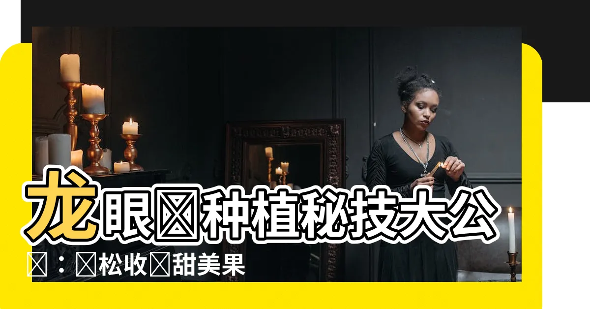 【龍眼樹 種植】龍眼樹種植秘技大公開：輕鬆收穫甜美果實！