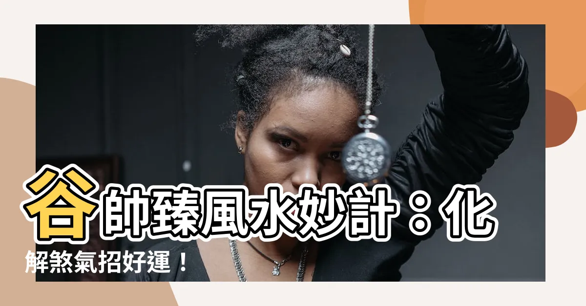 【谷帥臻】谷帥臻風水妙計：化解煞氣招好運！