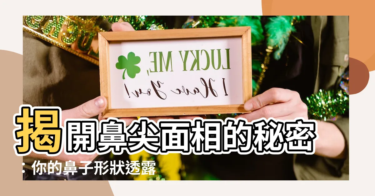【鼻尖面相】揭開鼻尖面相的秘密：你的鼻子形狀透露哪些個性與命運？