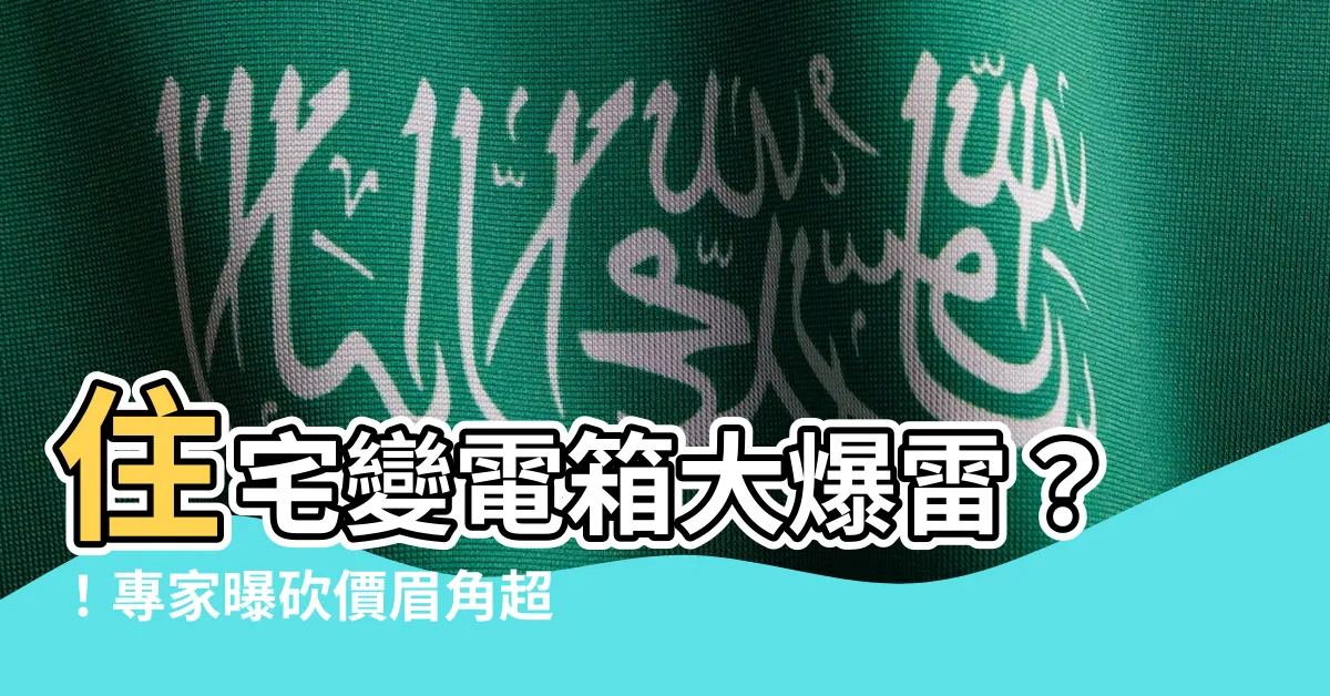 【住宅變電箱】住宅變電箱大爆雷？！專家曝砍價眉角超現實！