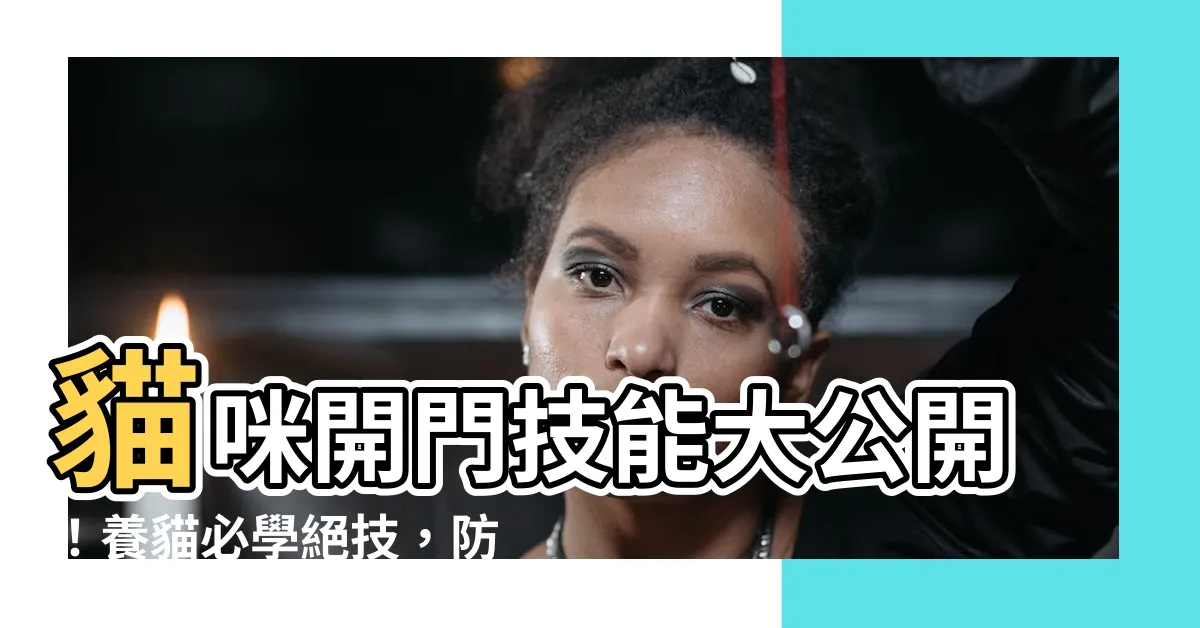 【貓開門】貓咪開門技能大公開！養貓必學絕技，防堵貓咪自由進出