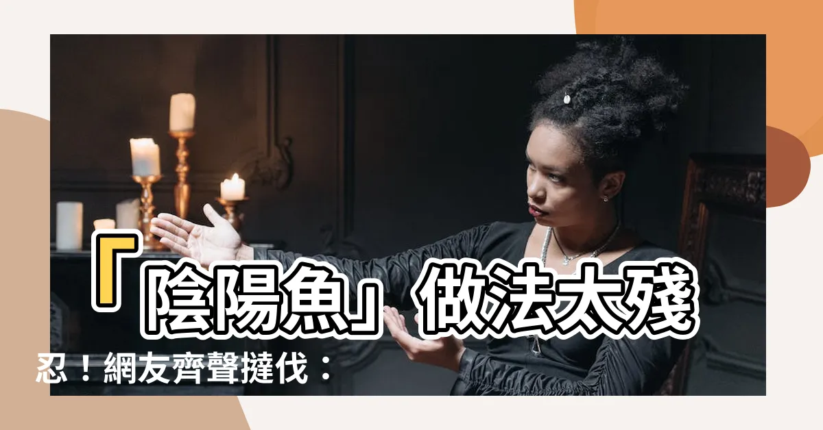 【陰陽 魚】「陰陽魚」做法太殘忍！網友齊聲撻伐：簡直是虐待動物
