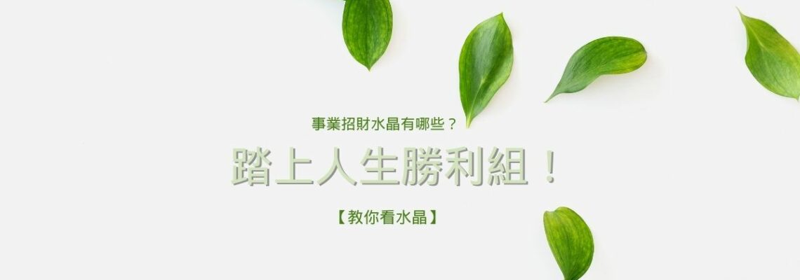 事業招財水晶有哪些?從此踏上人生勝利組!【教你看水晶】