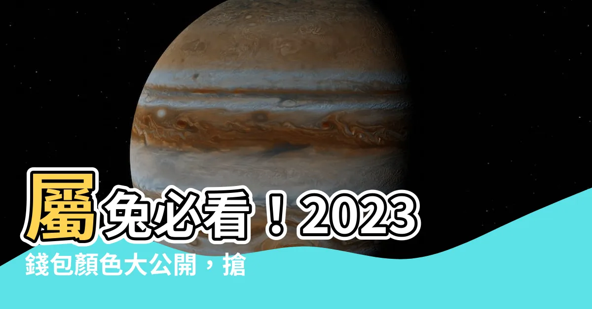 【屬兔錢包顏色】屬兔必看！2023錢包顏色大公開，搶賺錢財必知