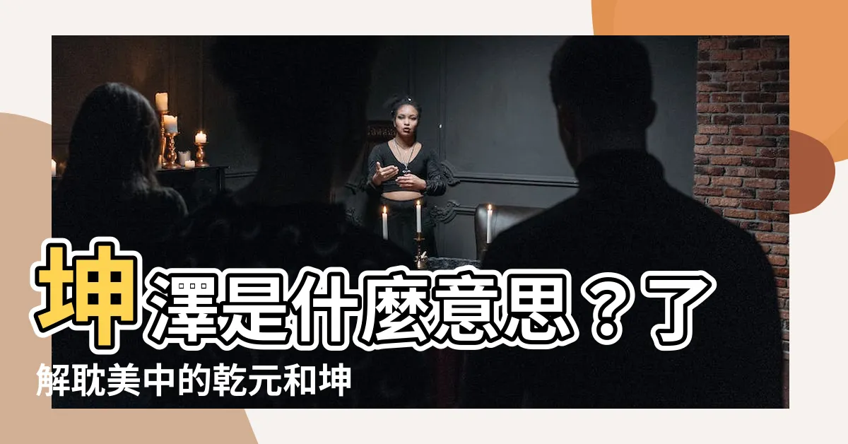 【坤澤意思】坤澤是什麼意思？瞭解耽美中的乾元和坤澤體質
