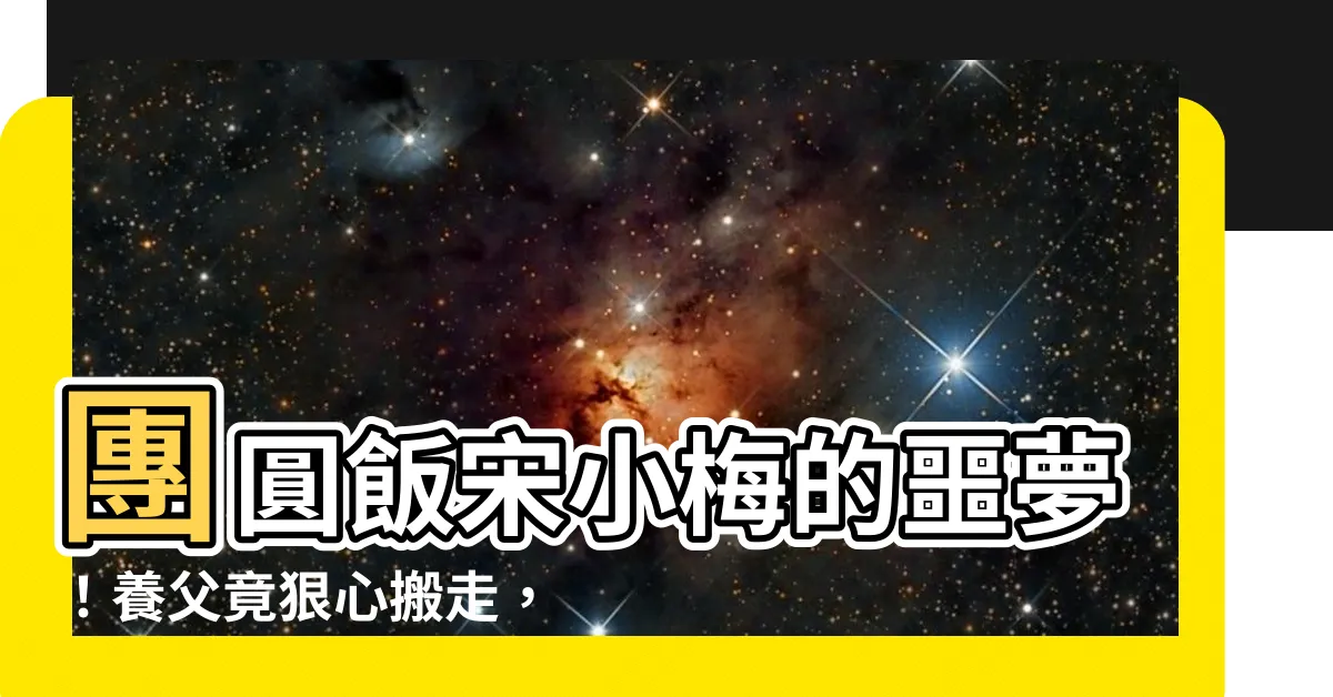 【團圓飯 宋小梅】團圓飯宋小梅的噩夢！養父竟狠心搬走，留她獨自一人