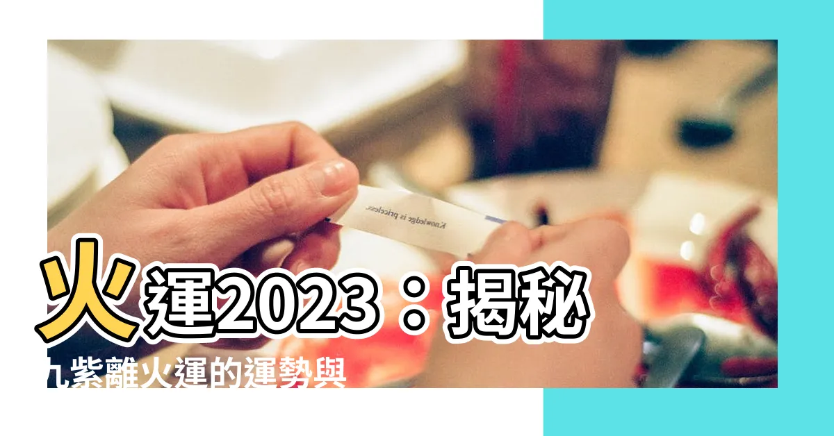 【火運2023】火運2023：揭秘九紫離火運的運勢與興旺行業，直衝雲霄！