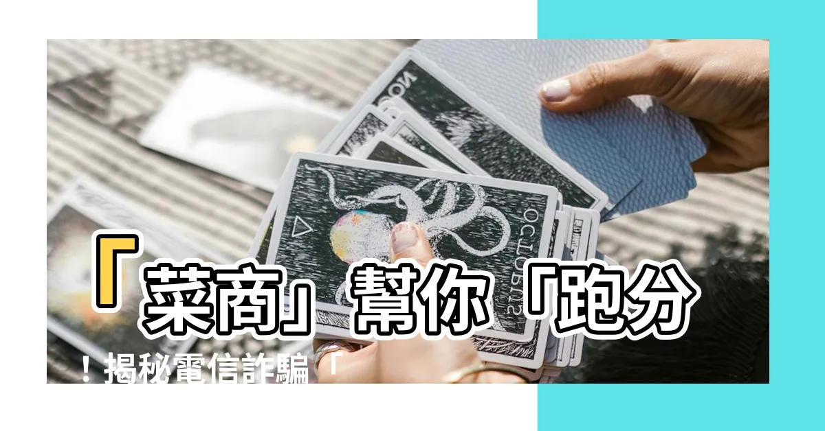 【水房是什麼意思】「菜商」幫你「跑分」！揭秘電信詐騙「水房」是什麼意思
