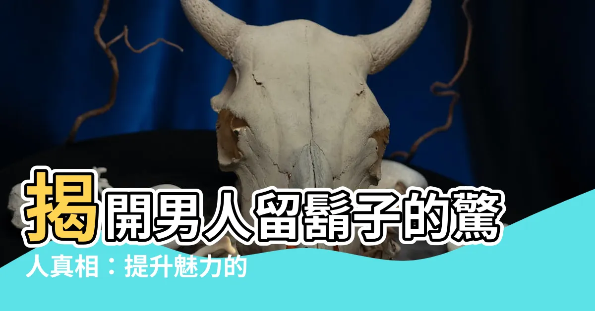 【男人鬍子】揭開男人留鬍子的驚人真相：提升魅力的型男秘訣