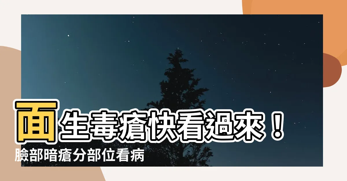 【面生毒瘡】面生毒瘡快看過來！臉部暗瘡分部位看病因，還有涼茶推薦