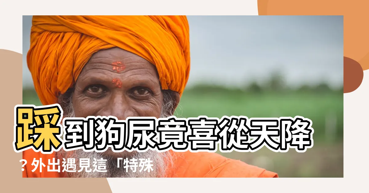 【踩到狗尿】踩到狗尿竟喜從天降？外出遇見這「特殊現象」，好運接連爆棚