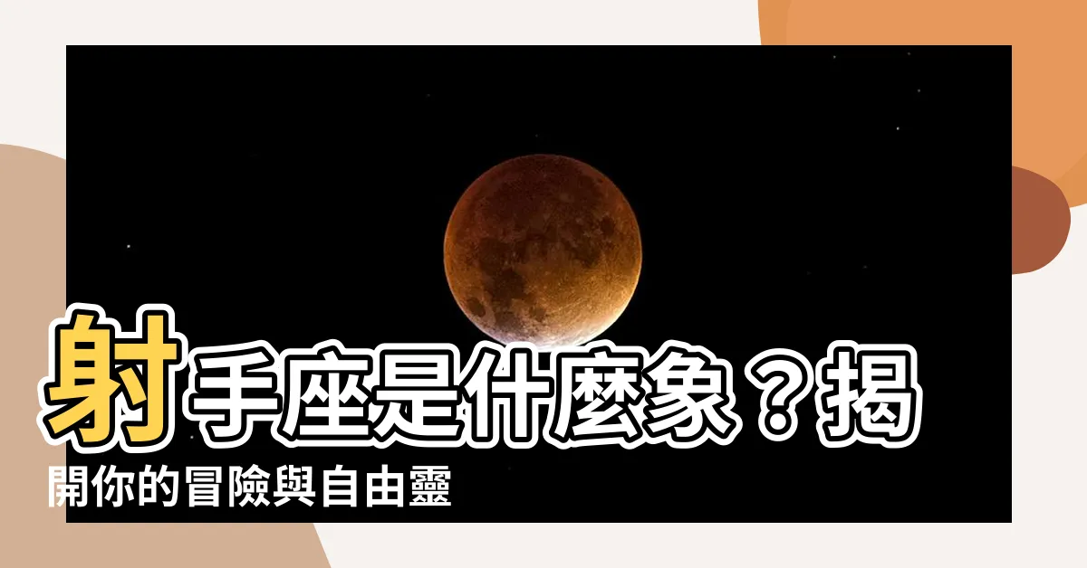 【射手座是什麼象】射手座是什麼象？揭開你的冒險與自由靈魂