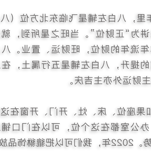 4、九宮飛星圖與風水佈局