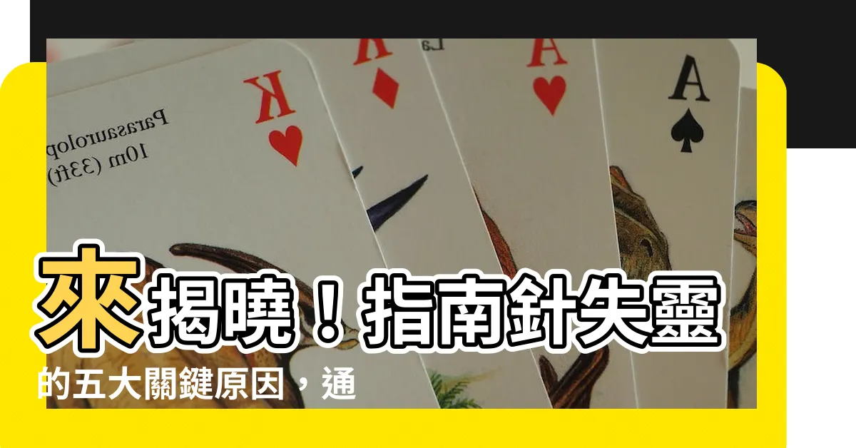 【指南針不準】來揭曉！指南針失靈的五大關鍵原因，通通都在此！