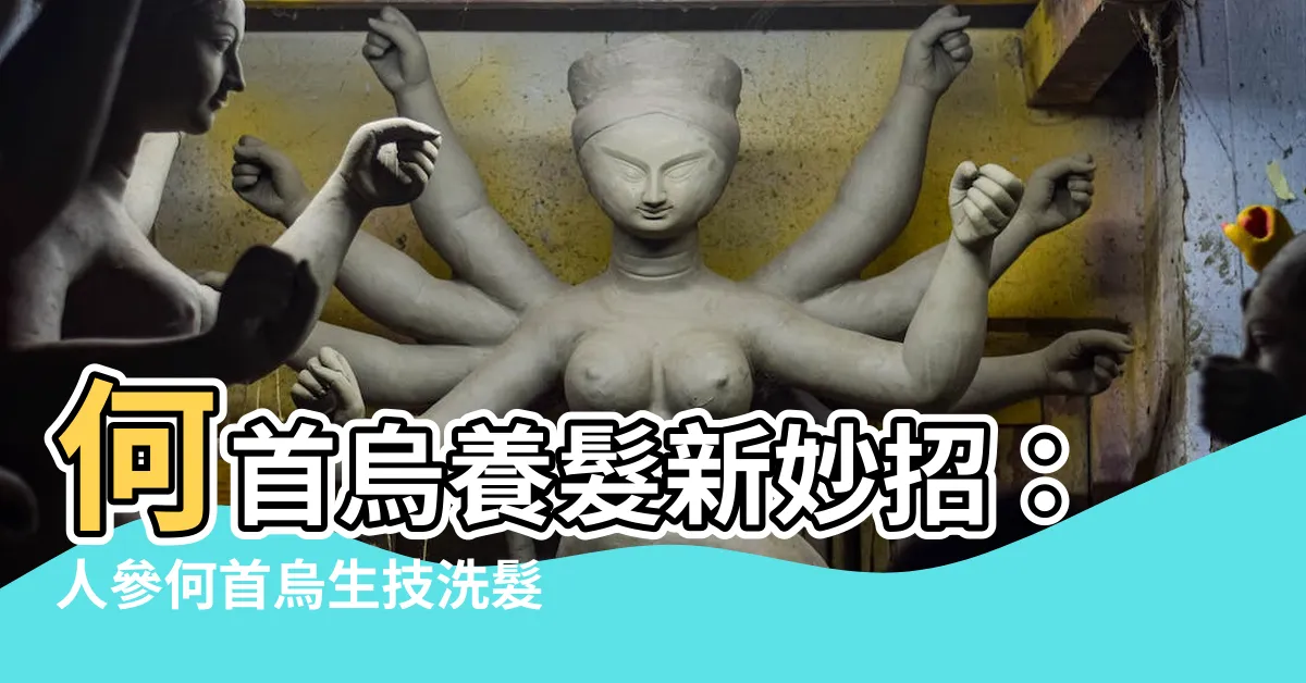 【人參何首烏】何首烏養髮新妙招：人參何首烏生技洗髮水，養髮護髮一網打盡！