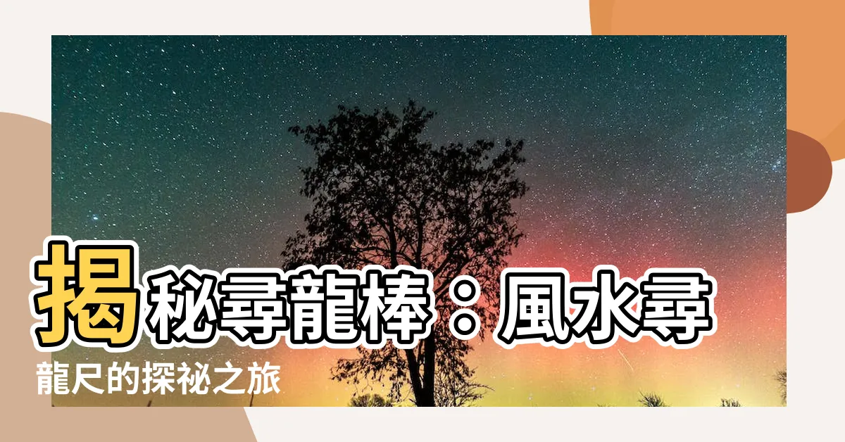【尋龍棒原理】揭秘尋龍棒：風水尋龍尺的探秘之旅
