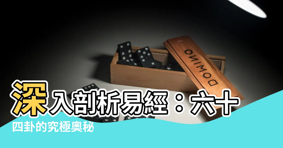 【六四卦】深入剖析易經：六十四卦的究極奧秘