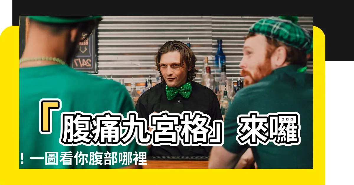 【腹部九宮格】「腹痛九宮格」來囉！一圖看你腹部哪裡痛就對應哪裡出問題