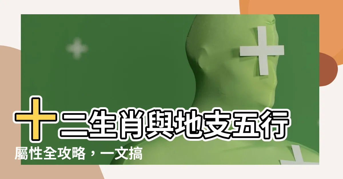 【十二屬性】十二生肖與地支五行屬性全攻略，一文搞懂你的本命特質