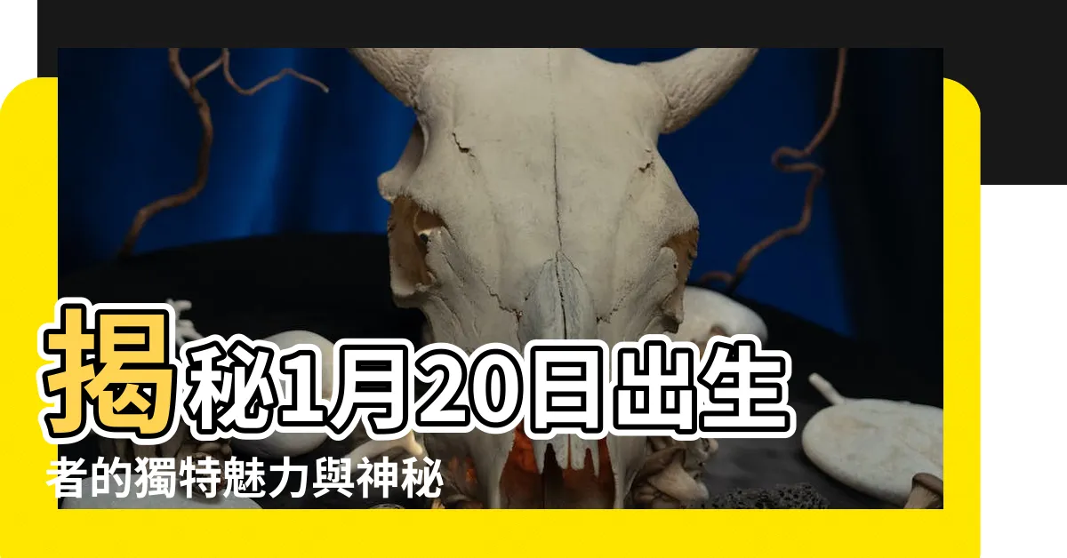 【1月20日出生的人】揭秘1月20日出生者的獨特魅力與神秘生日密碼