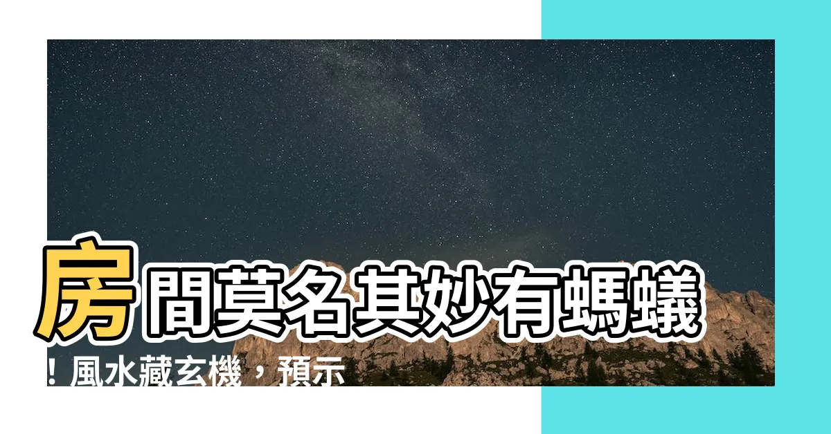 【房間莫名其妙有螞蟻風水】房間莫名其妙有螞蟻！風水藏玄機，預示著什麼？