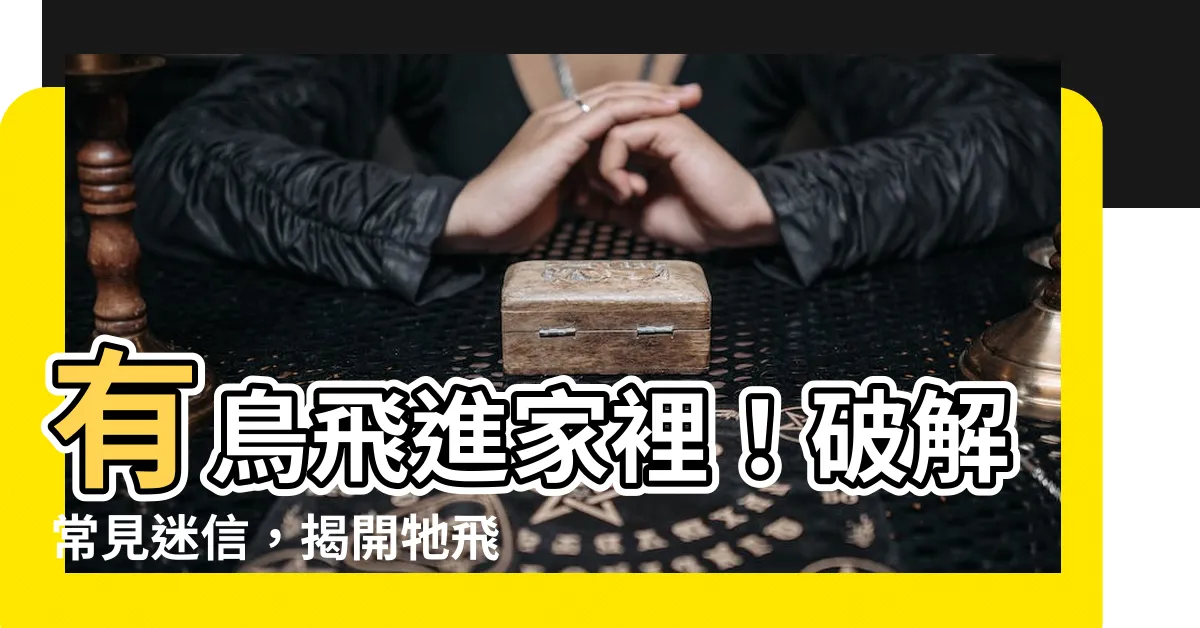 【有鳥飛進家裏】有鳥飛進家裡！破解常見迷信，揭開牠飛來的真正寓意