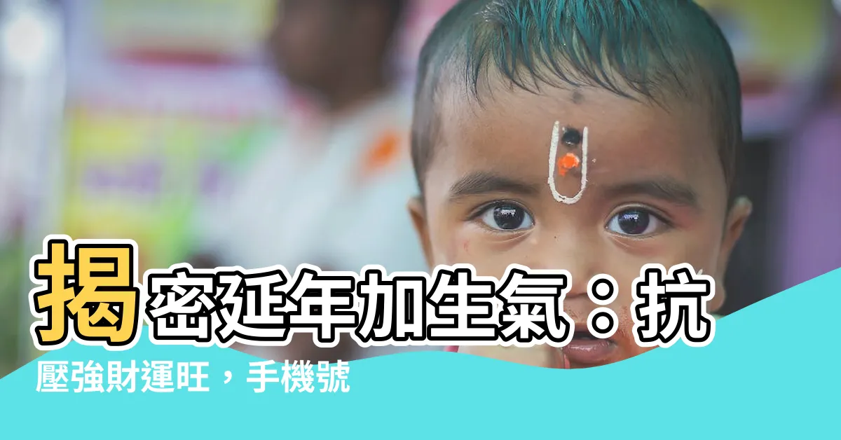 【延年加生氣】揭密延年加生氣：抗壓強財運旺，手機號碼必備！