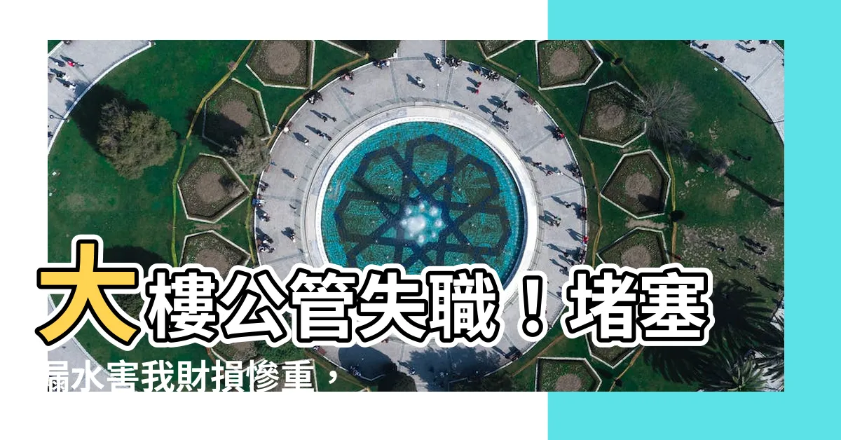 【大樓公管堵塞漏水造成財損如何處理】大樓公管失職！堵塞漏水害我財損慘重，責任歸屬誰？